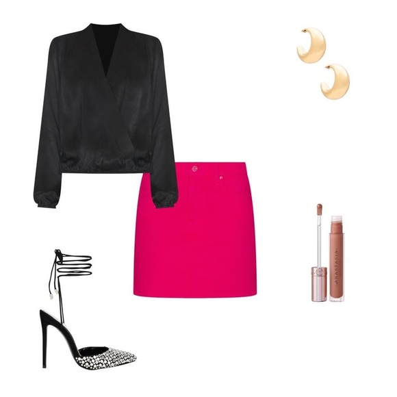 MOTHER High Waist Smokin Double Micro 26 / XS Dk Pink Raspberry Play Date Denim - Picture 6 of 15